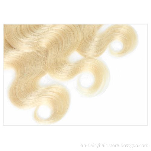 Malaysian Body Wave Bundles Blonde Bundles 613 Color In Wholesale Deals 100% Human Hair For Woman Remy Hair Extension